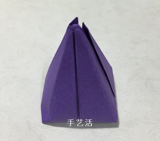 郁金香花和叶子的折法 简易郁金香折纸教程 -  www.shouyihuo.com