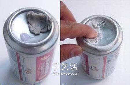 自制取火凹面镜的方法 易拉罐做凹面镜小实验 -  www.shouyihuo.com