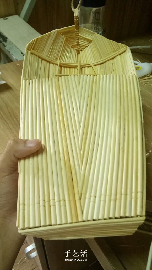 古代战船模型手工制作 纯以一次性筷子完成 -  www.shouyihuo.com