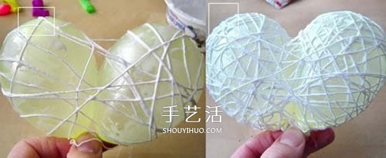 情人节镂空的心DIY 简单立体爱心装饰制作 -  www.shouyihuo.com