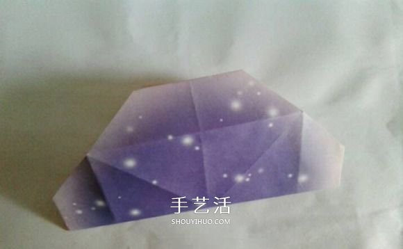 钻石玫瑰折法图解步骤 梦幻钻石玫瑰花折纸 -  www.shouyihuo.com