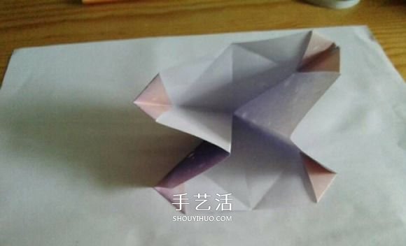 钻石玫瑰折法图解步骤 梦幻钻石玫瑰花折纸 -  www.shouyihuo.com