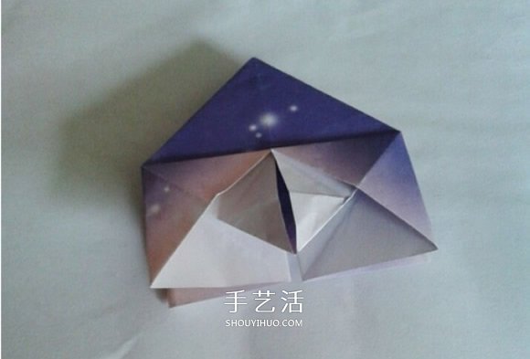 钻石玫瑰折法图解步骤 梦幻钻石玫瑰花折纸 -  www.shouyihuo.com