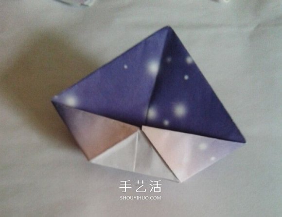 钻石玫瑰折法图解步骤 梦幻钻石玫瑰花折纸 -  www.shouyihuo.com