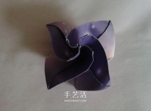 钻石玫瑰折法图解步骤 梦幻钻石玫瑰花折纸 -  www.shouyihuo.com