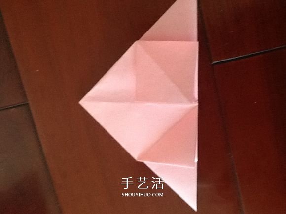 小清新旋转玫瑰的折法 带图解和实拍步骤 -  www.shouyihuo.com