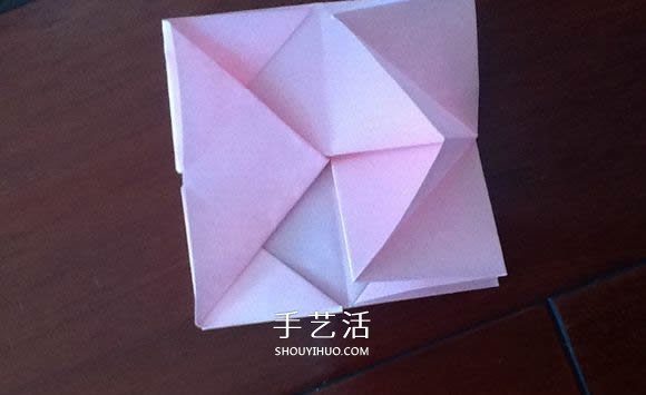 小清新旋转玫瑰的折法 带图解和实拍步骤 -  www.shouyihuo.com