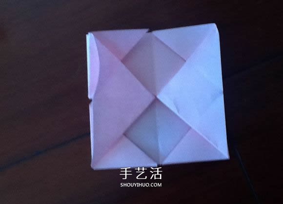 小清新旋转玫瑰的折法 带图解和实拍步骤 -  www.shouyihuo.com