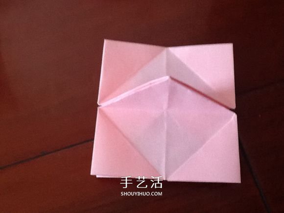 小清新旋转玫瑰的折法 带图解和实拍步骤 -  www.shouyihuo.com
