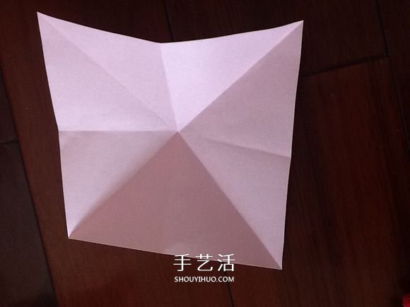 小清新旋转玫瑰的折法 带图解和实拍步骤 -  www.shouyihuo.com