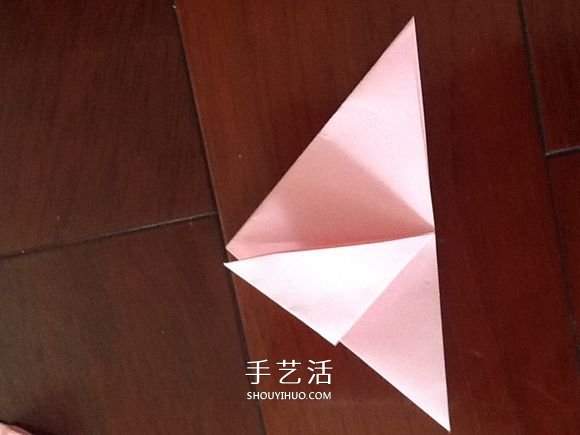 小清新旋转玫瑰的折法 带图解和实拍步骤 -  www.shouyihuo.com