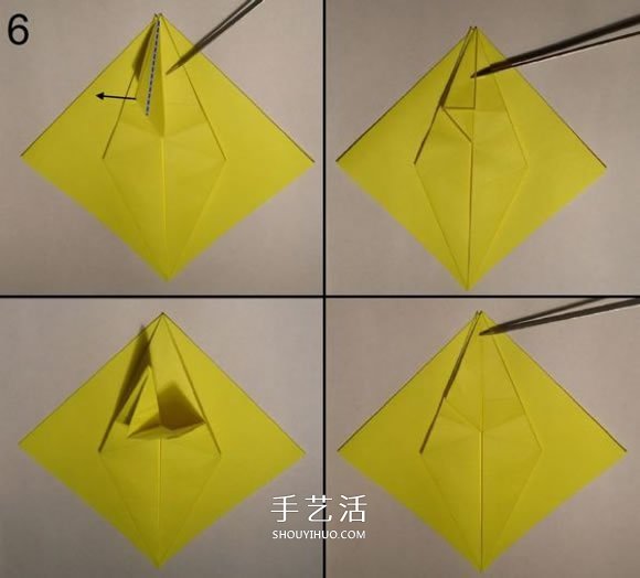 喜欢捕食鱼类的立体鹈鹕折纸方法图解 -  www.shouyihuo.com