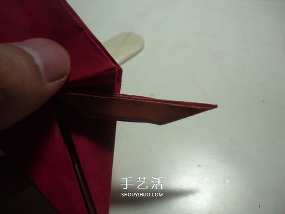 手工篝火的折纸方法 怎么折纸火焰图解教程 -  www.shouyihuo.com