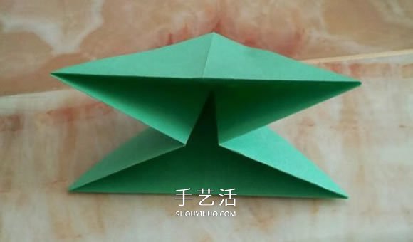 简单手工折纸盒子图解 漂亮的正方形纸盒折法 -  www.shouyihuo.com