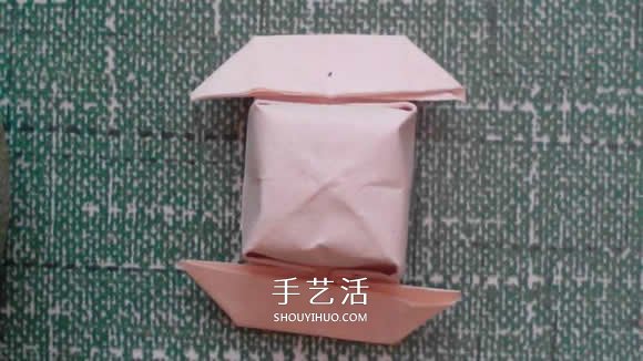 简单小帽子的折纸方法 带帽檐帽子怎么折图解 -  www.shouyihuo.com