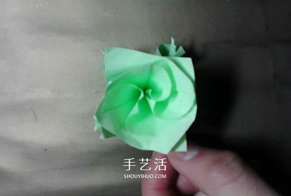超详细步骤：手工凡尔塞玫瑰盒子的折法图解 -  www.shouyihuo.com