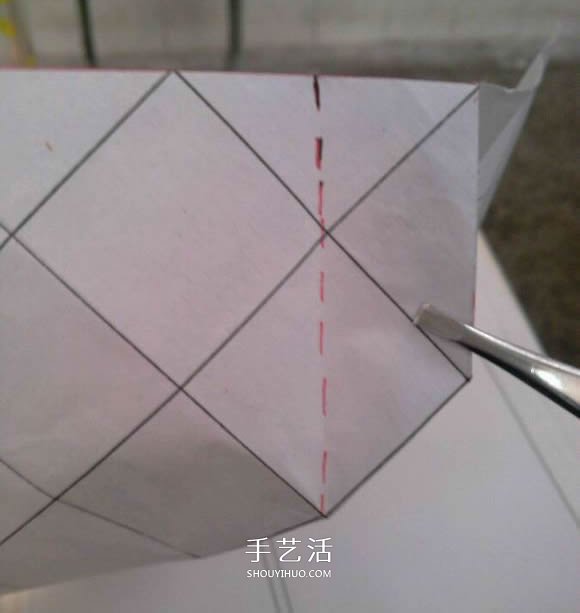 罗斯巴德玫瑰花的折法 折纸卷心福山的步骤图 -  www.shouyihuo.com