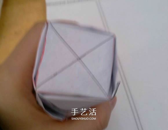 罗斯巴德玫瑰花的折法 折纸卷心福山的步骤图 -  www.shouyihuo.com