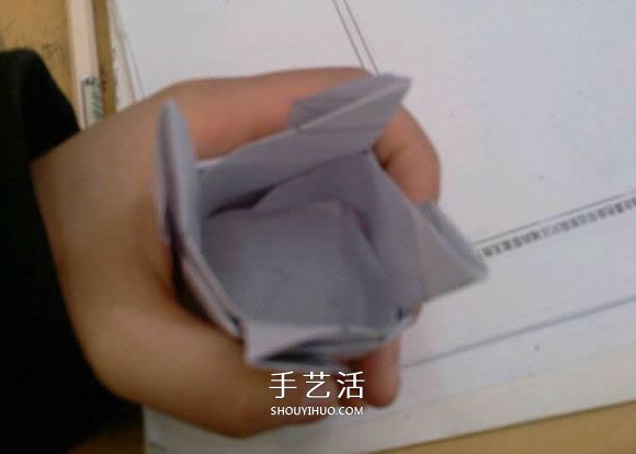 罗斯巴德玫瑰花的折法 折纸卷心福山的步骤图 -  www.shouyihuo.com