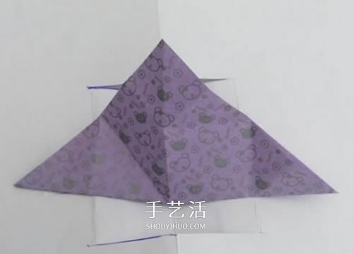 简单飞机手偶的折法 幼儿手工折纸手偶小飞机 -  www.shouyihuo.com
