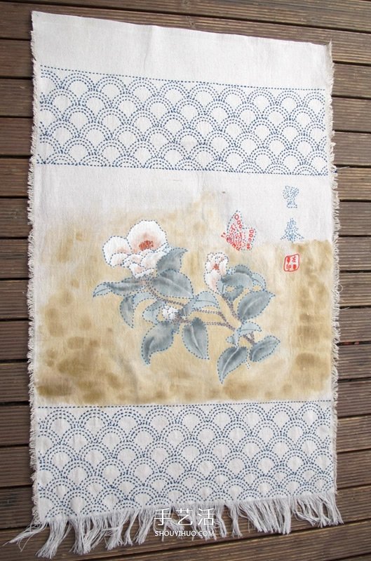 一针一线绣情怀！左草草的刺子绣挂画教程 -  www.shouyihuo.com