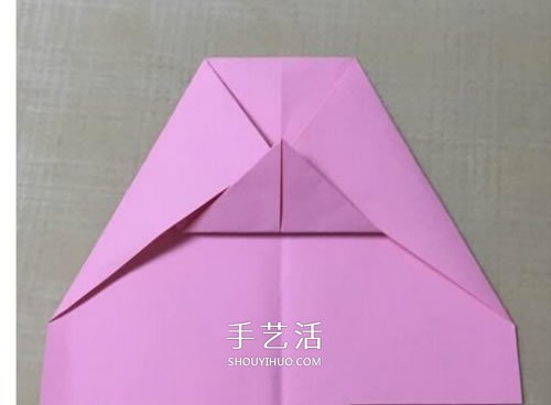 最简单纸飞机折纸图解 飞起来非常平稳持久 -  www.shouyihuo.com