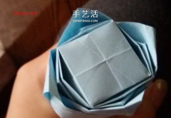卷心川崎玫瑰折法图解 详细川崎卷心玫瑰折法 -  www.shouyihuo.com