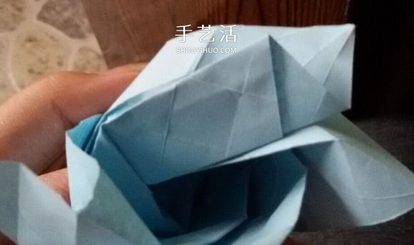 卷心川崎玫瑰折法图解 详细川崎卷心玫瑰折法 -  www.shouyihuo.com
