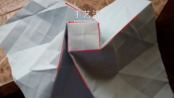 卷心川崎玫瑰折法图解 详细川崎卷心玫瑰折法 -  www.shouyihuo.com