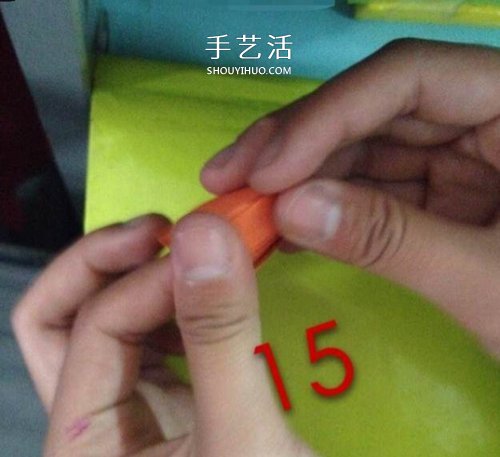 详细折纸玫瑰教程 可爱手指玫瑰花的折法图解 -  www.shouyihuo.com