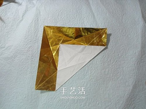 HTQ蝴蝶基本型的折纸方法 木有整形的步骤！ -  www.shouyihuo.com