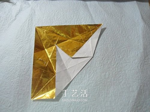 HTQ蝴蝶基本型的折纸方法 木有整形的步骤！ -  www.shouyihuo.com