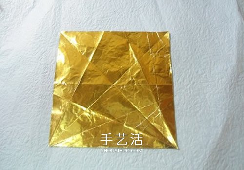 HTQ蝴蝶基本型的折纸方法 木有整形的步骤！ -  www.shouyihuo.com
