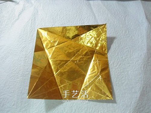 HTQ蝴蝶基本型的折纸方法 木有整形的步骤！ -  www.shouyihuo.com