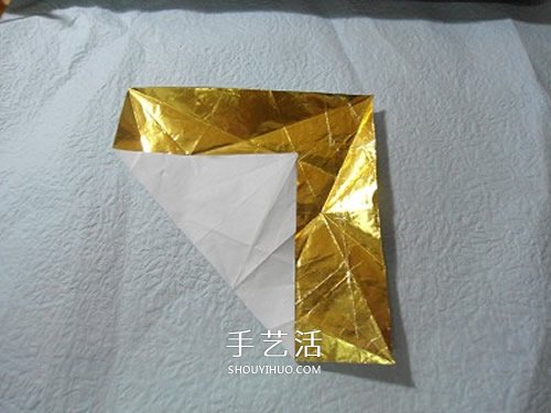 HTQ蝴蝶基本型的折纸方法 木有整形的步骤！ -  www.shouyihuo.com