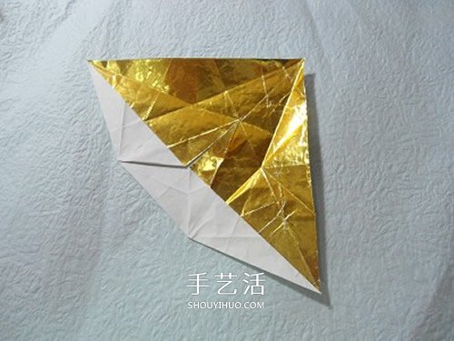 HTQ蝴蝶基本型的折纸方法 木有整形的步骤！ -  www.shouyihuo.com