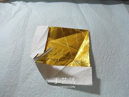 HTQ蝴蝶基本型的折纸方法 木有整形的步骤！ -  www.shouyihuo.com