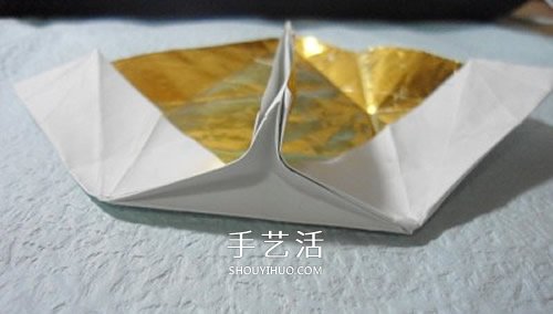 HTQ蝴蝶基本型的折纸方法 木有整形的步骤！ -  www.shouyihuo.com