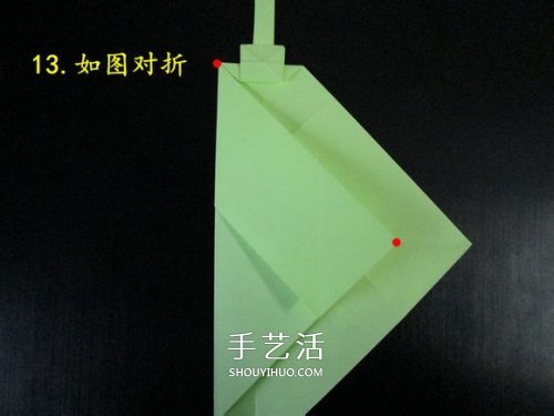 手工折纸坦克图解教程 坦克怎么折的详细步骤 -  www.shouyihuo.com