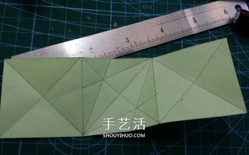 怎么折纸星星花球图解 发射光芒立体星星的折法 -  www.shouyihuo.com