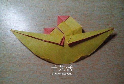 月亮代表我的心：浪漫月上心的折纸方法图解 -  www.shouyihuo.com