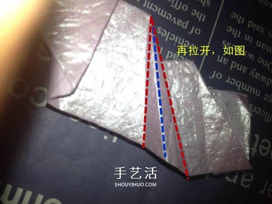 齿轮玫瑰的折纸方法 长条纸折纸玫瑰花图解 -  www.shouyihuo.com
