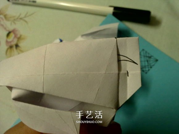 萌神折纸教程 可爱立体大白的折法图解步骤 -  www.shouyihuo.com