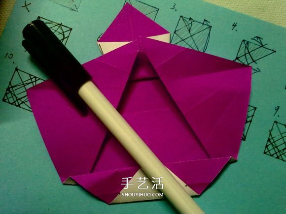 萌神折纸教程 可爱立体大白的折法图解步骤 -  www.shouyihuo.com