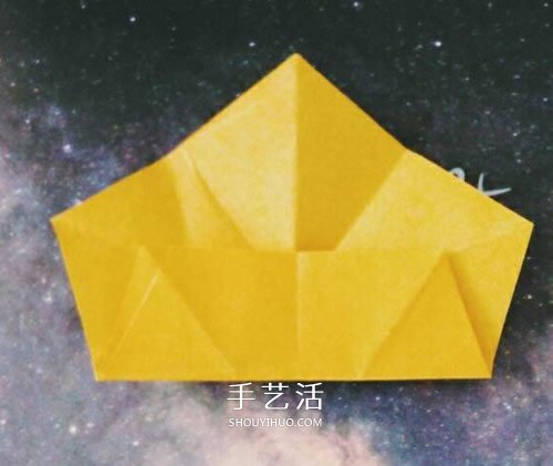 立体小星星的折法图解 漂亮五角星怎么折教程 -  www.shouyihuo.com