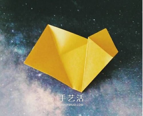 立体小星星的折法图解 漂亮五角星怎么折教程 -  www.shouyihuo.com