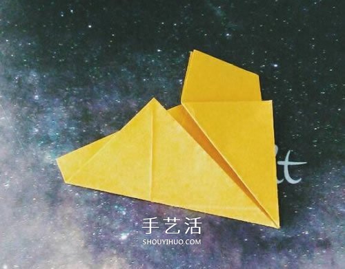 立体小星星的折法图解 漂亮五角星怎么折教程 -  www.shouyihuo.com