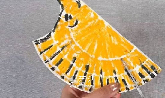 幼儿园简单小手工 用纸餐盘做可爱小刺猬方法 -  www.shouyihuo.com