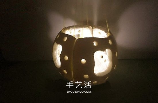 创意柚子皮灯笼的做法 如何用柚子皮做灯笼 -  www.shouyihuo.com