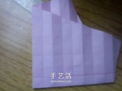 AP玫瑰折纸方法图解 漂亮花型玫瑰怎么折图解 -  www.shouyihuo.com
